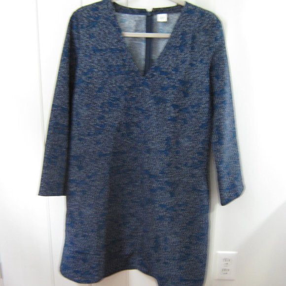 Blue Gap V neck tunic top - Picture 1 of 7